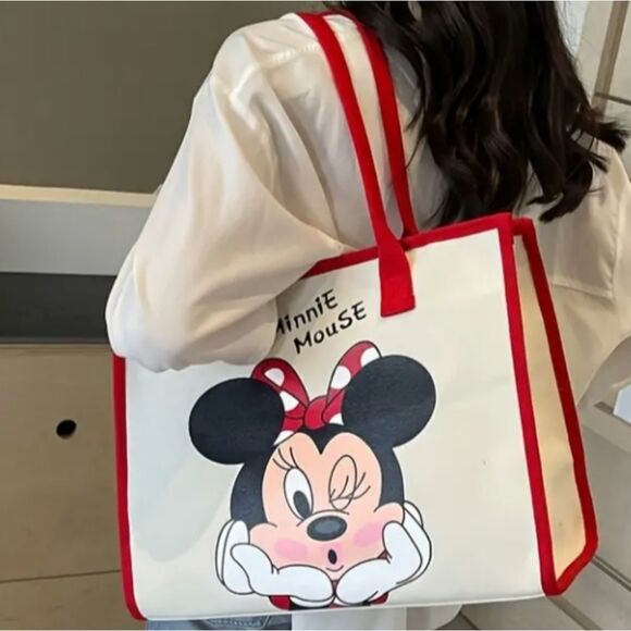 Minnie Mouse Tote Bag Shoulder Bag - Picture 4 of 8